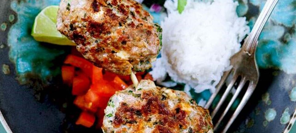 Forny 'dellerne' med lam, æble og feta