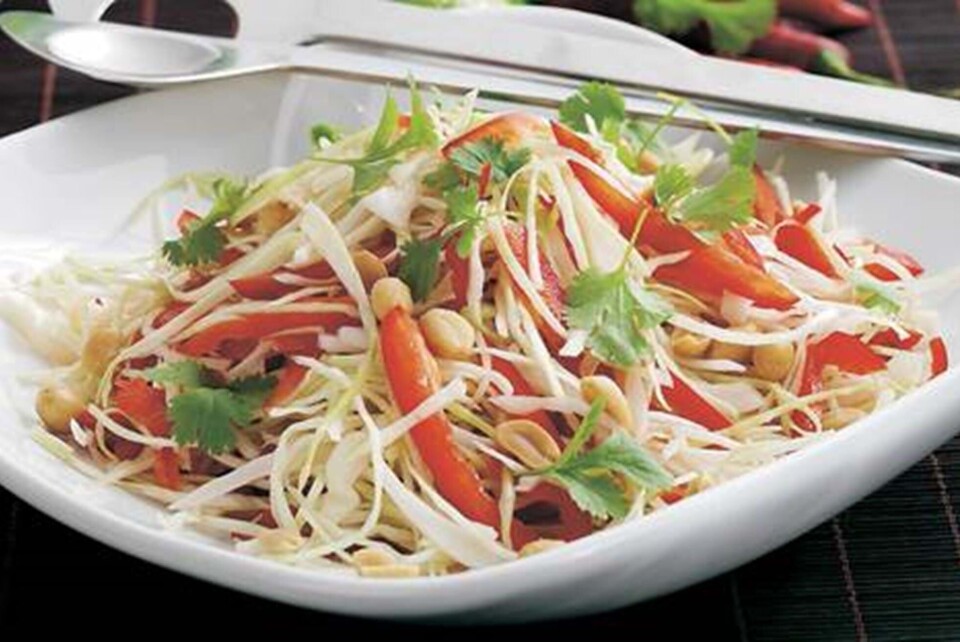 Krydret kålsalat