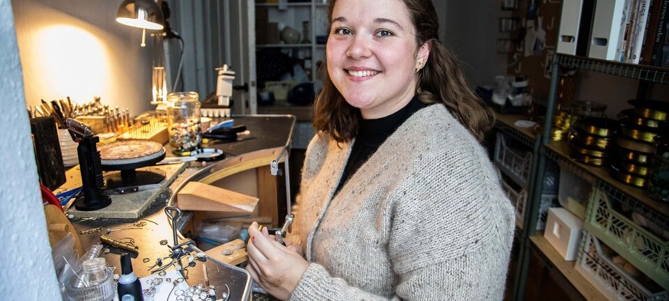 'Det er vildt, at så mange strikkere rundt omkring bruger noget, jeg har lavet”