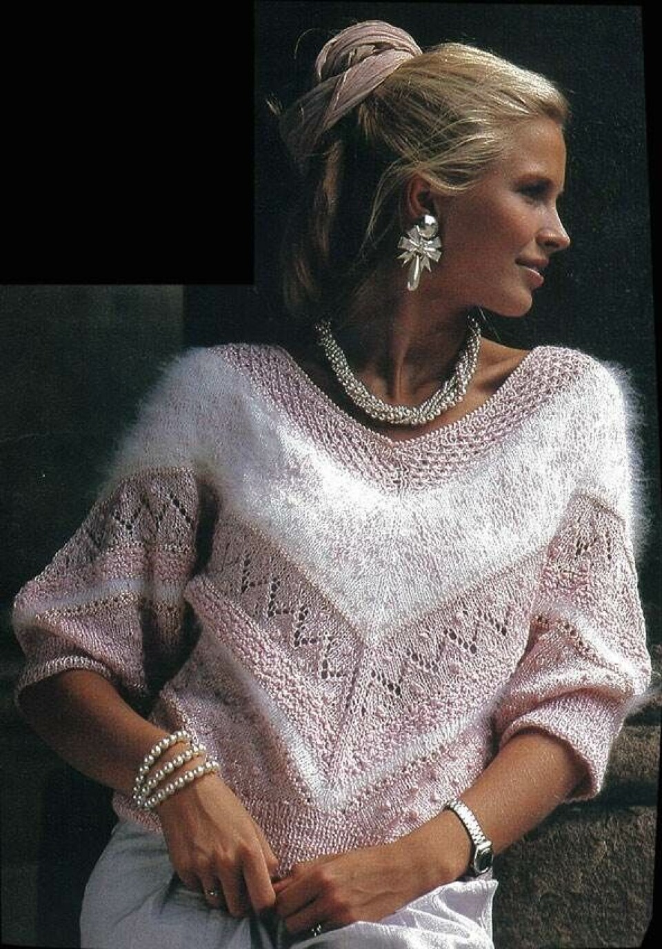 Skøn retro: Strik en feminin bluse