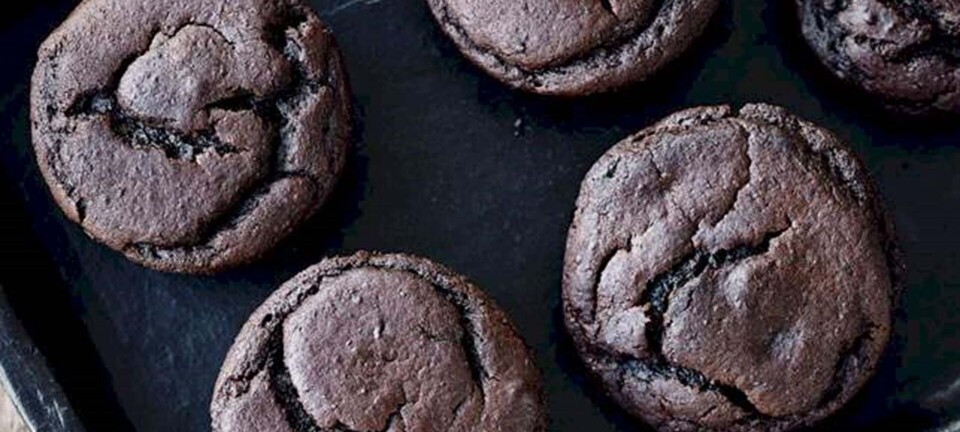 Chokolademuffins med sorte bønner