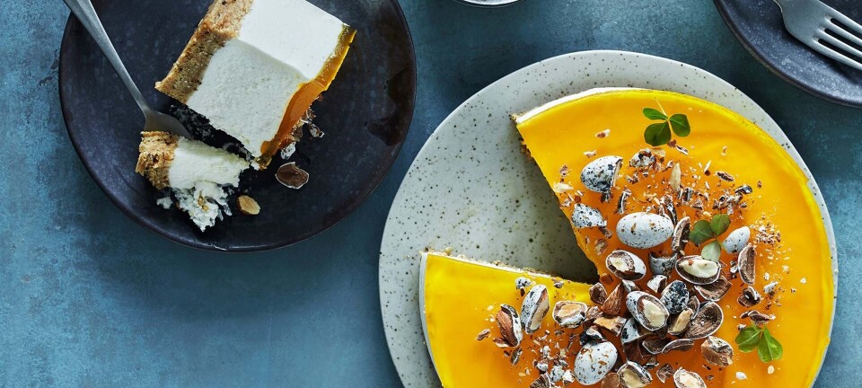 Påske-cheesecake: Lav en smuk kage til påskebordet