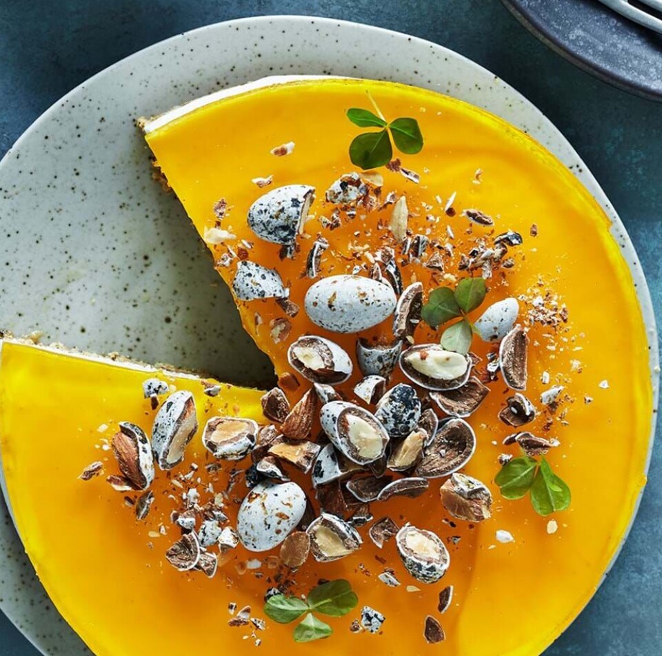 Påske-cheesecake: Lav en smuk kage til påskebordet