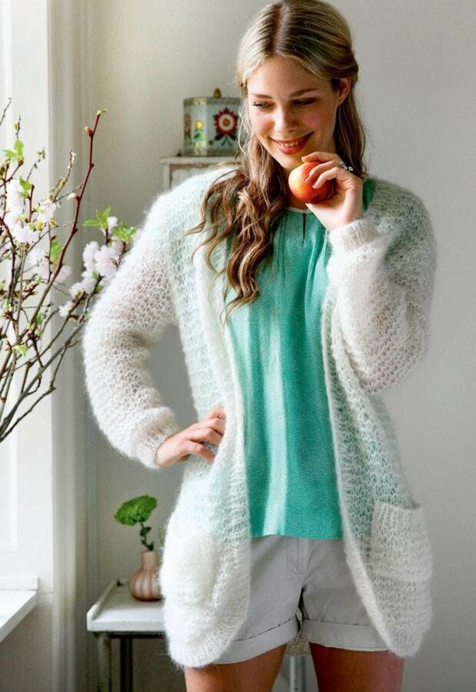 Strik selv: Smart retstrikket cardigan
