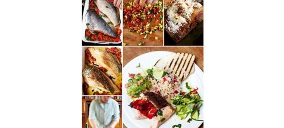 Laks med lækkert tilbehør fra Jamie Oliver