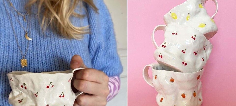Louise droppede ud af 1.g – nu designer hun unik keramik: ”Det skal være funktionelt, men også vildt finurligt”