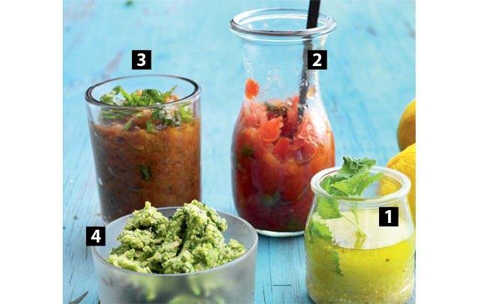 hjemmelavet dip og dressing