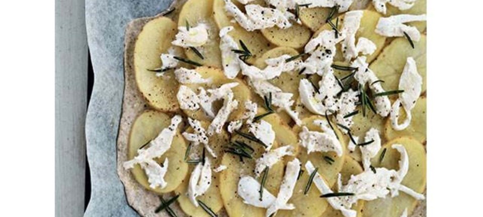 Nem & sund: Pizza med kartofler, rosmarin & mozzarella