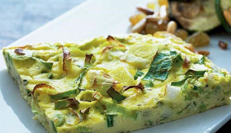 Frittata med porre