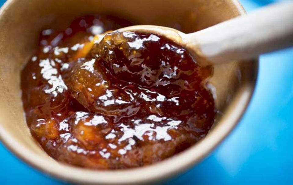 Orangemarmelade med mandler