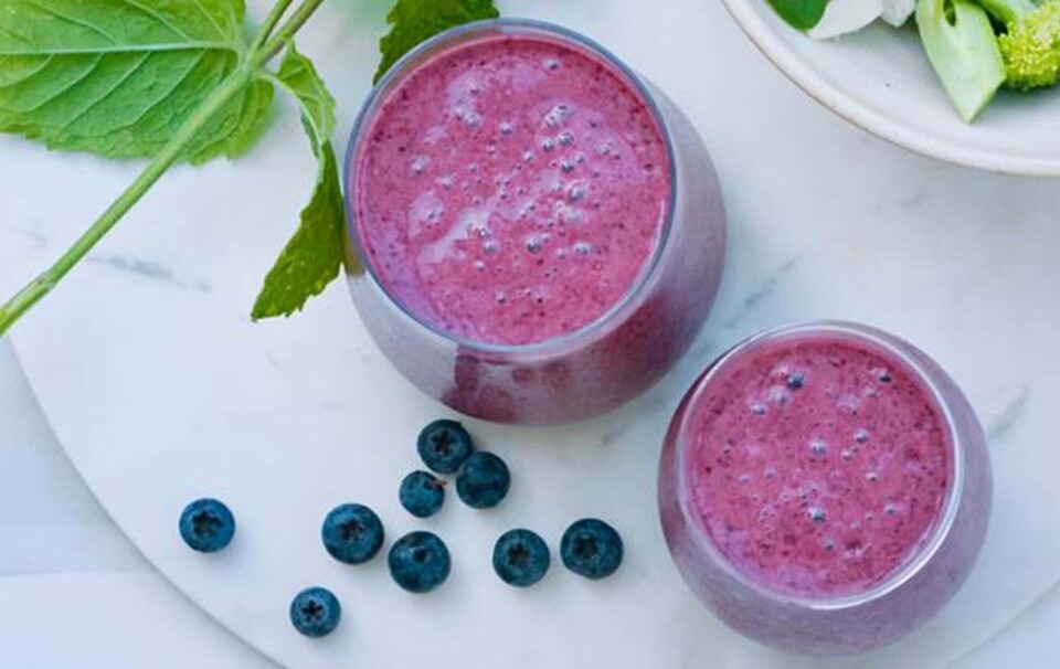 smoothie med bær