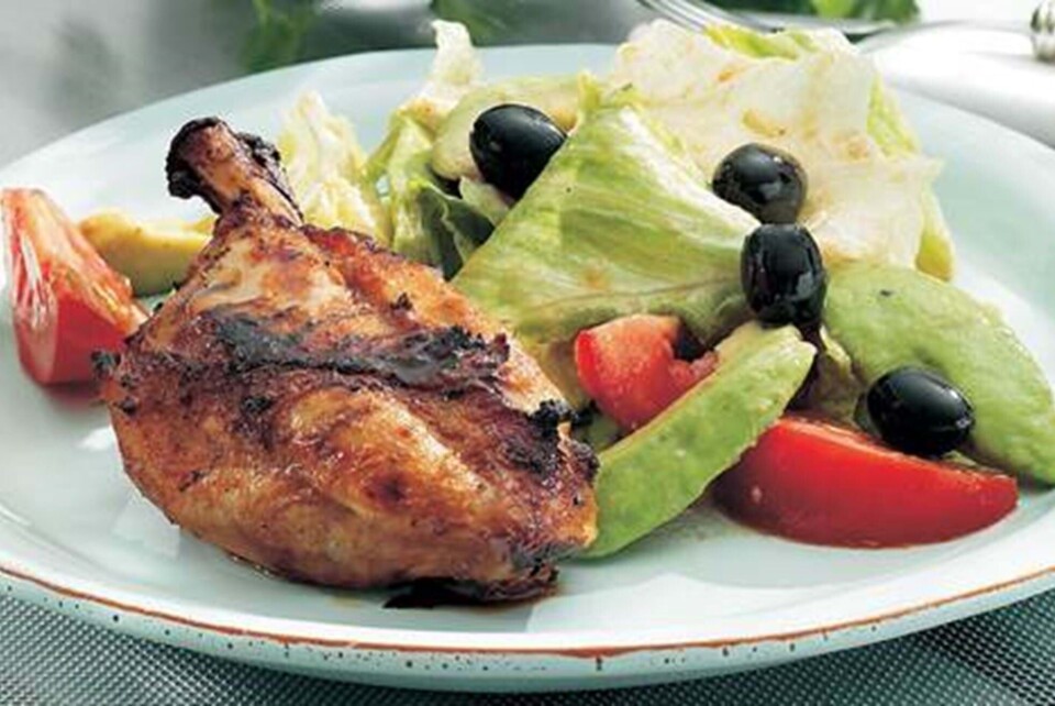Grillkøller med avocadosalat