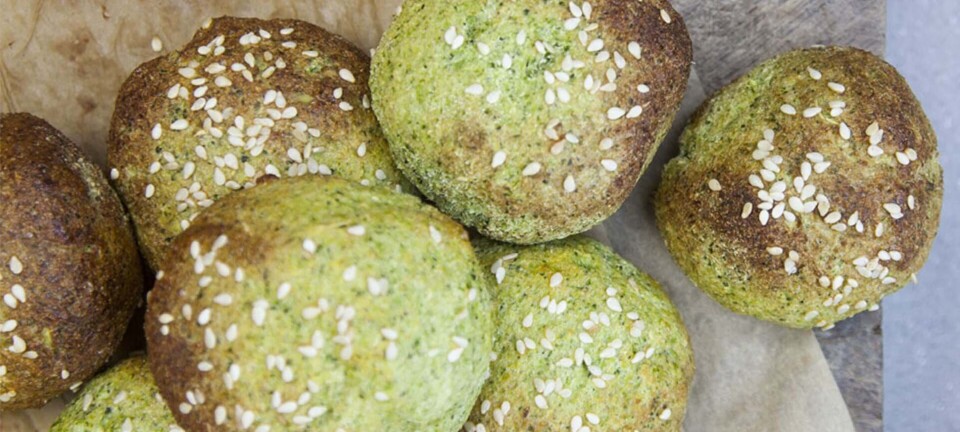 Grønne glutenfri proteinboller