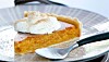 Pumpkin pie med ahorn-flødeskum