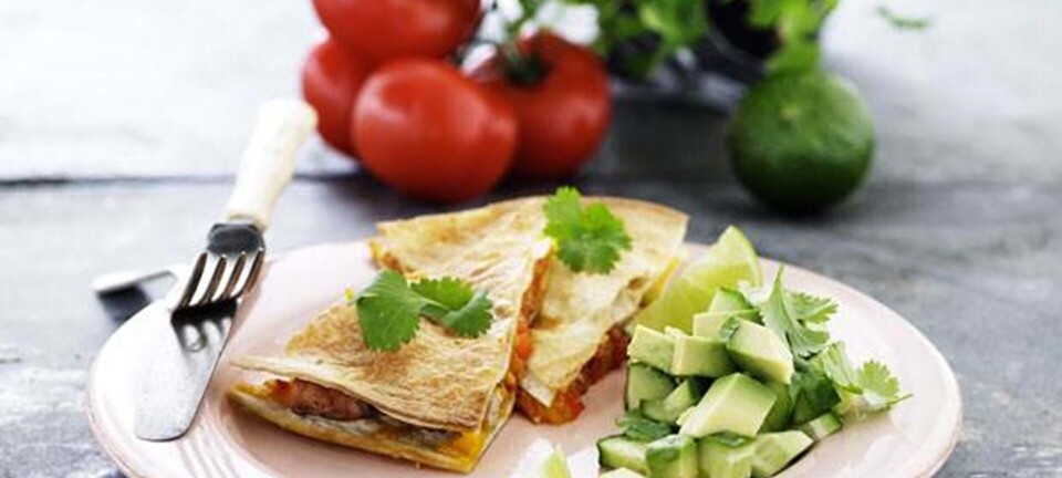 Quesadillaer med mørbrad