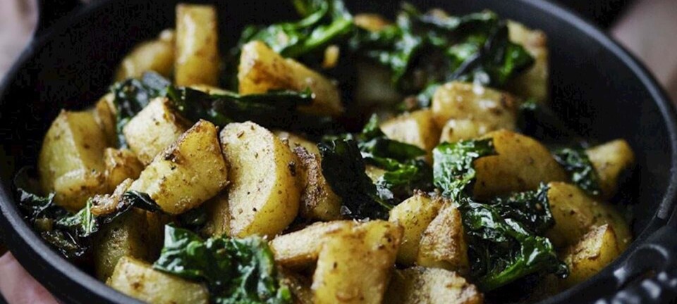 Garam masala-kartofler