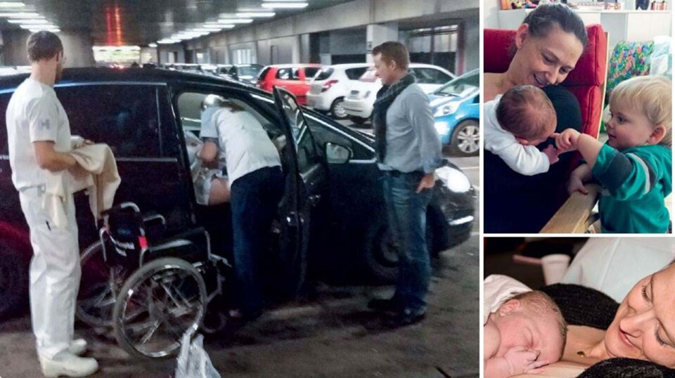 Fødsel i bil på vej til hospitalet