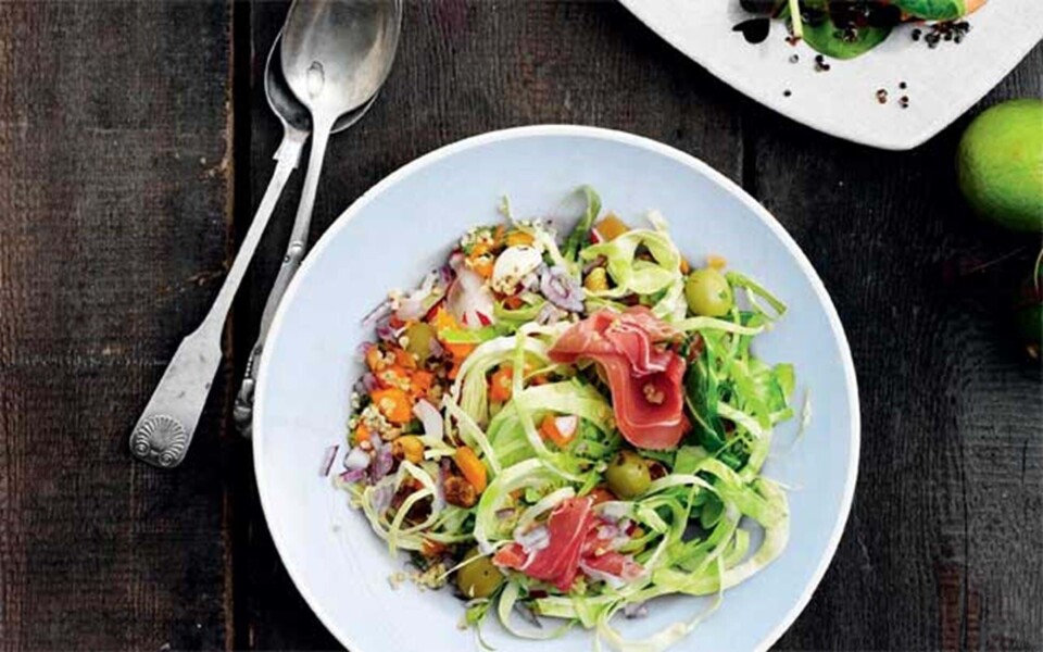 salat med parma