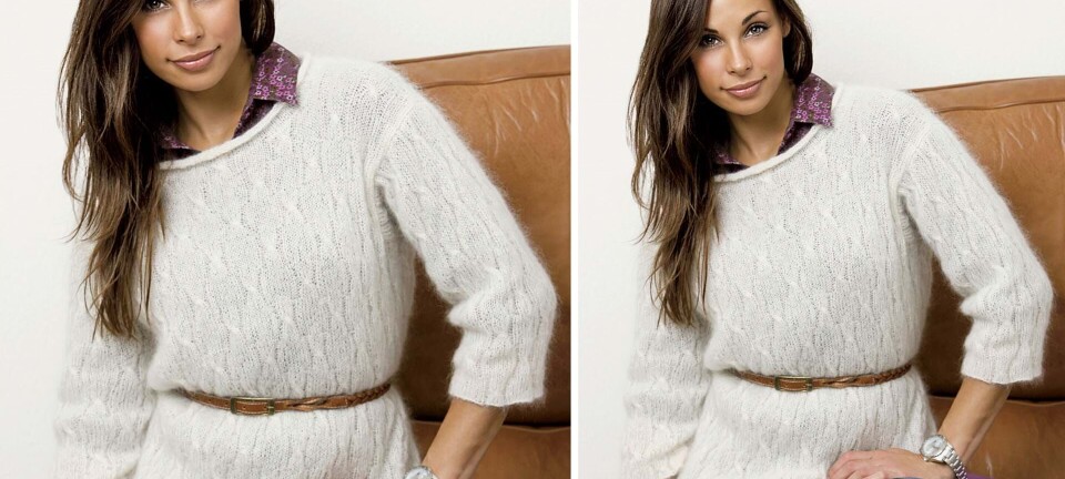 Dejlige lun mohairbluse