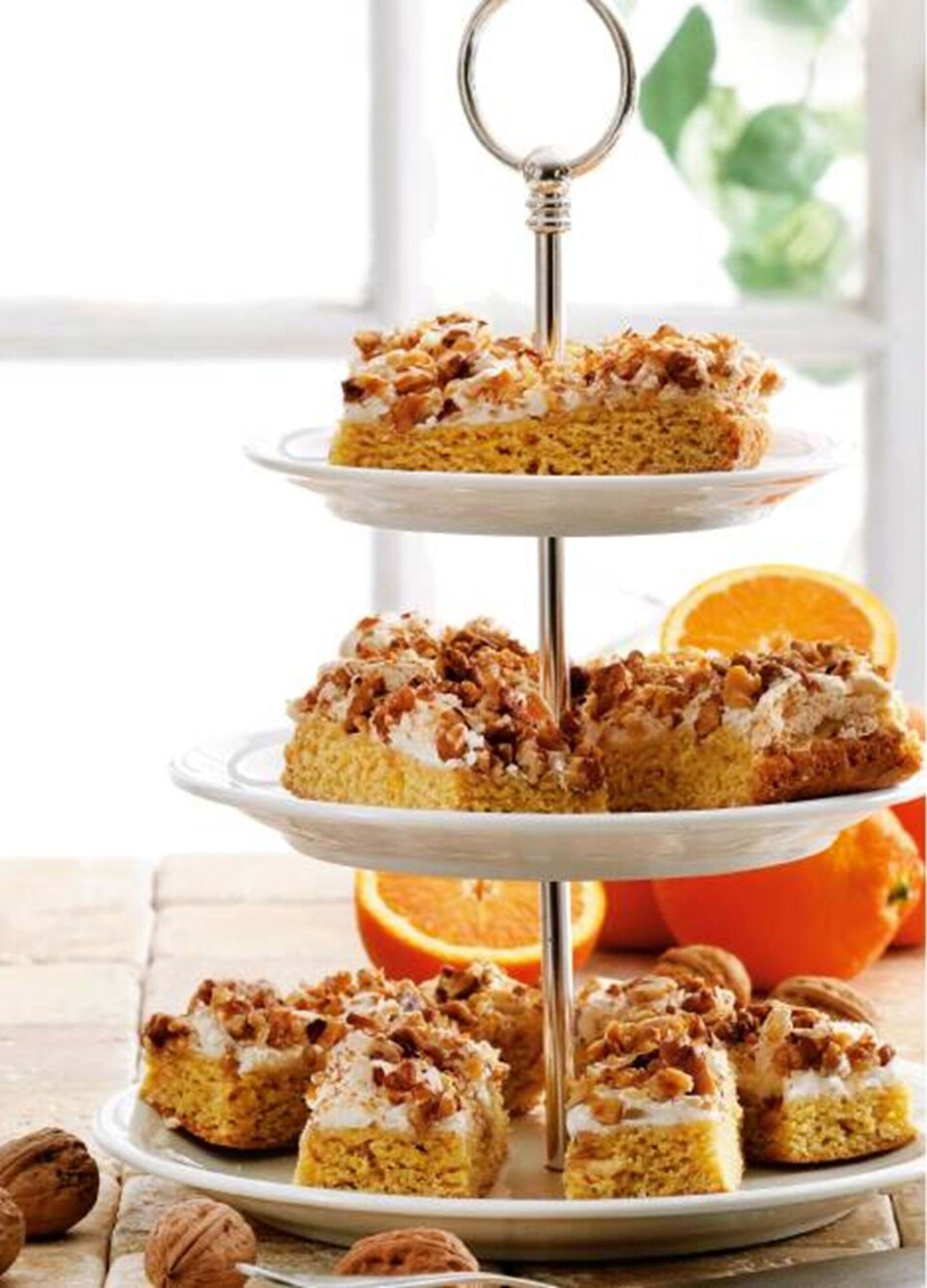 Nødde/appelsin-snitter