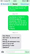 Maria har fortalt eks-kæresten om flytningen, men hun ønsker ikke at oplyse den præcise adresse. (Foto: Privat)