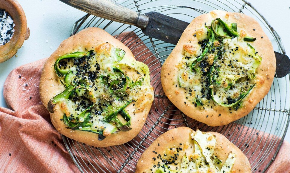Lækre squash-fladbrød