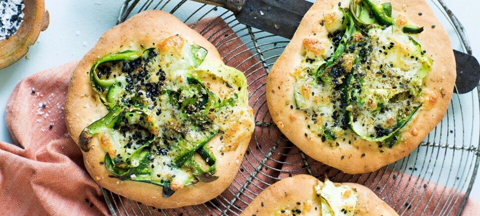 Lækre squash-fladbrød