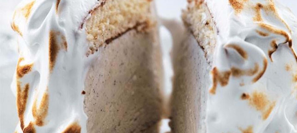 Indbagt is: Lækker Baked Alaska