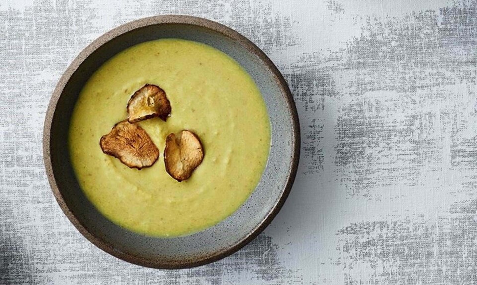 Jordskokkesuppe med ingefær