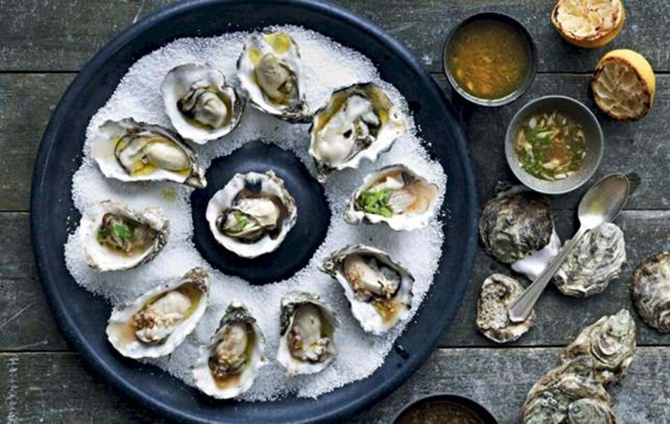 Sådan laver du grillede østers