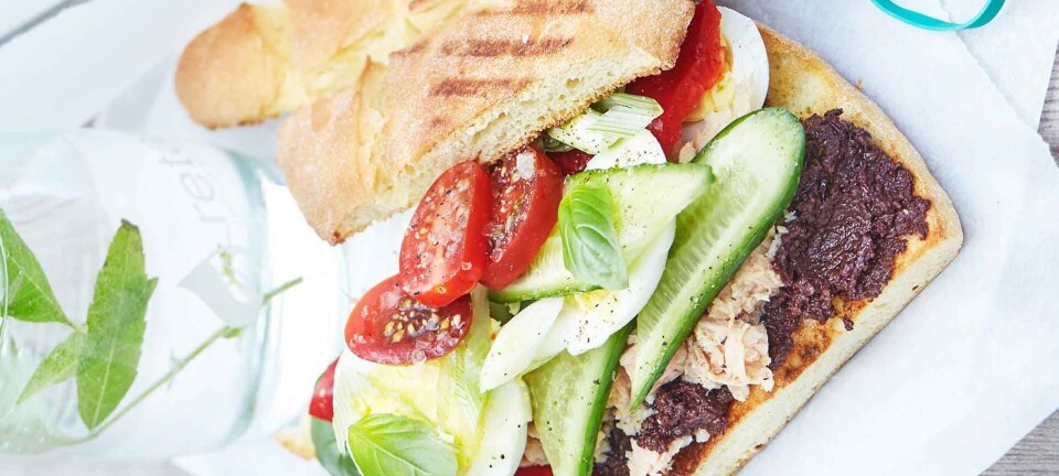 Sandwich med tun & oliventapanade