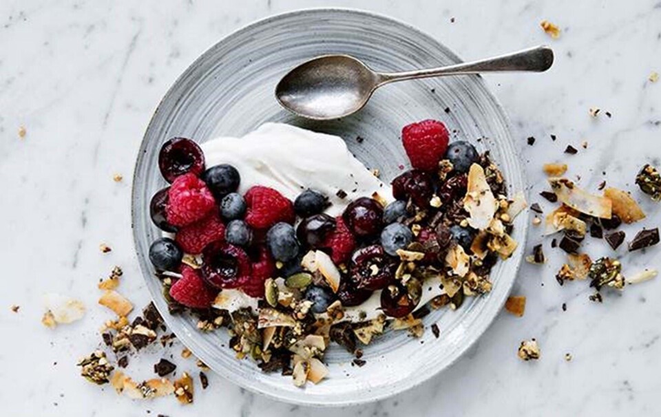 sund bærdessert