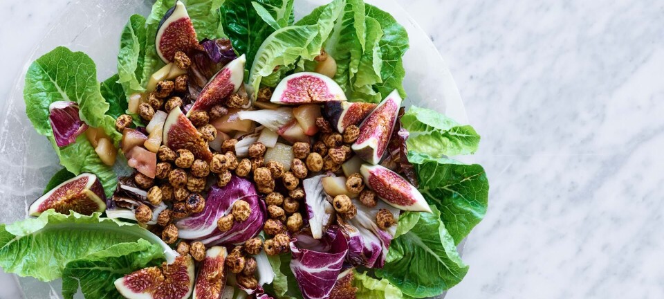 Salat med figner og chufa