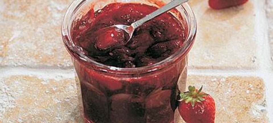 Jordbærmarmelade med ingefær