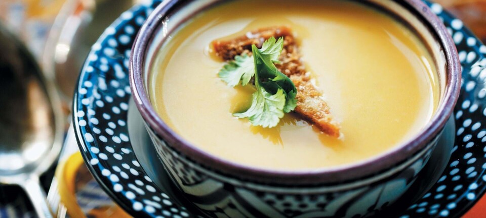 Skøn græskarsuppe med æble
