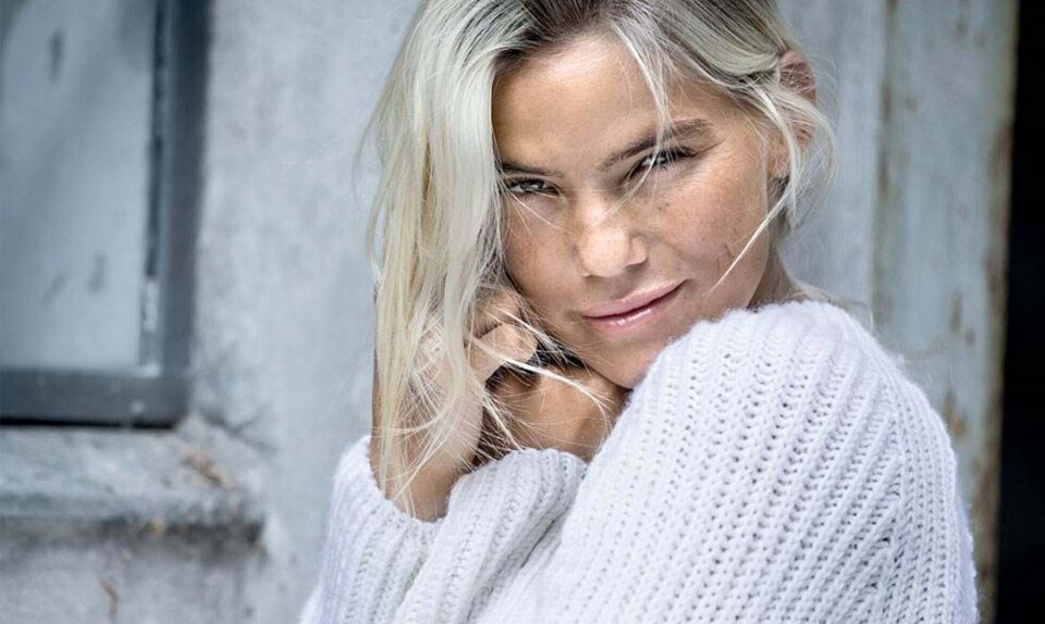 Patentstrikket sweater strikkeopskrift
