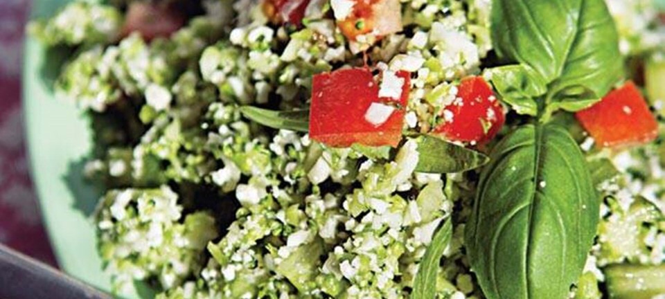 Blomkål- og broccoli-taboulleh