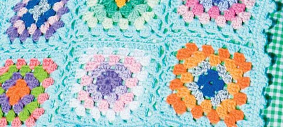 Hæklet oldemorfirkant