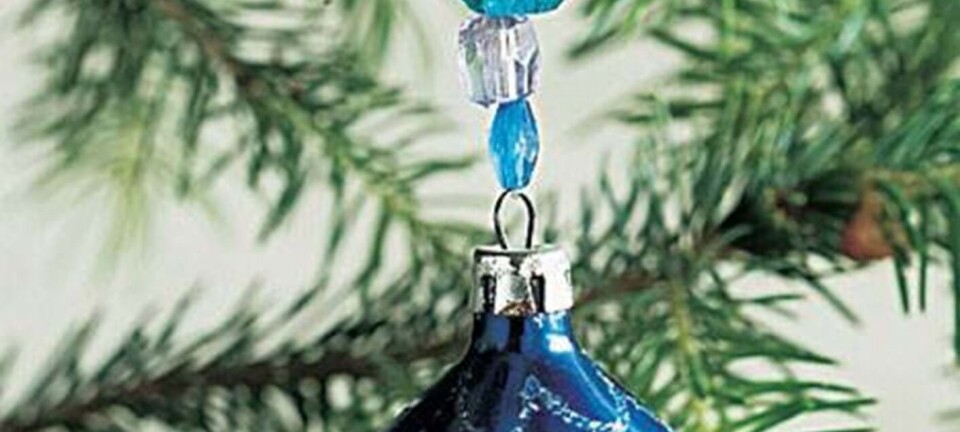 Sød julekugle med perler