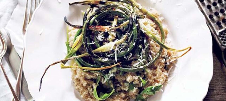 Quinoa-risotto med rucola
