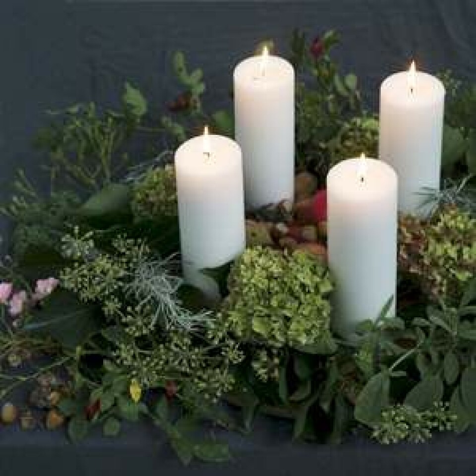 Bliv inspireret af de kendtes adventskranse