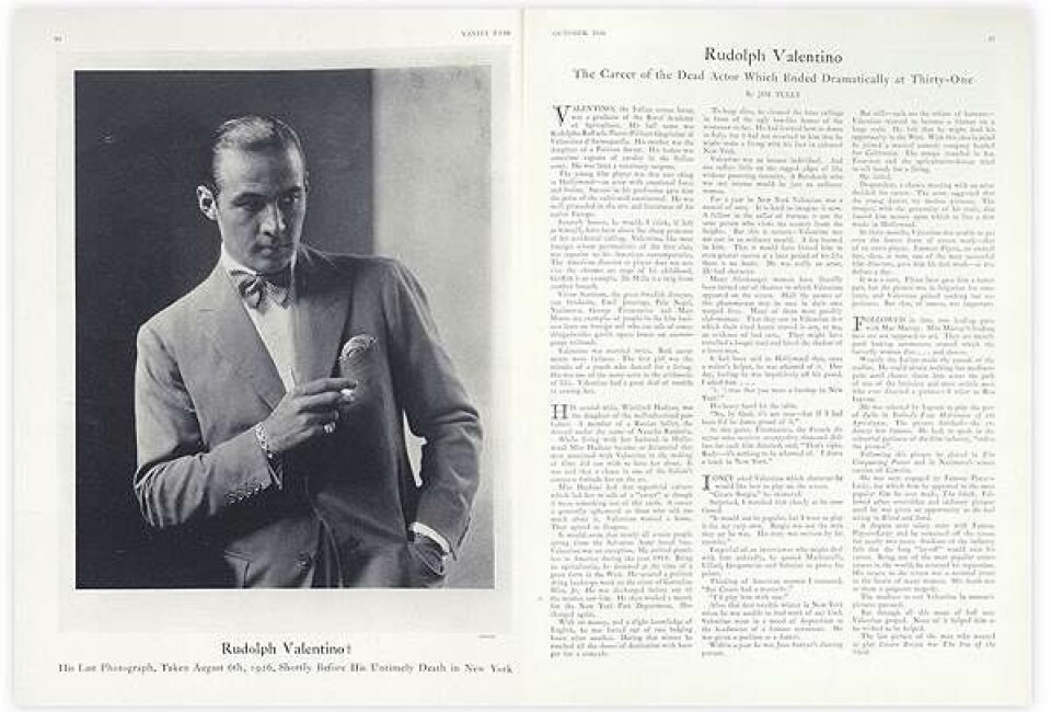 Sådan så et modeblad ud i 1926