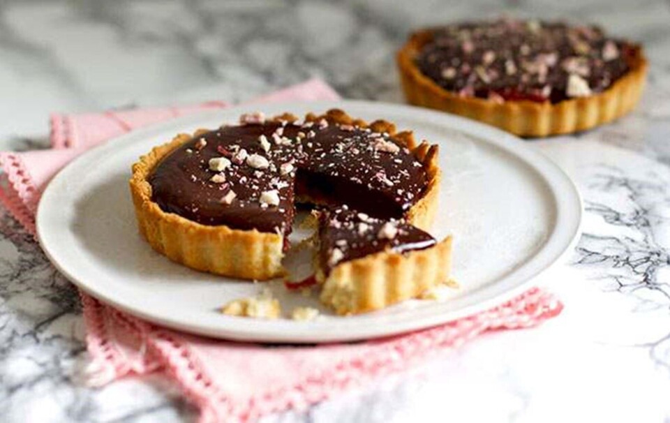 Madblog: Vild med rabarber! Rabarbar og chokoladetærter