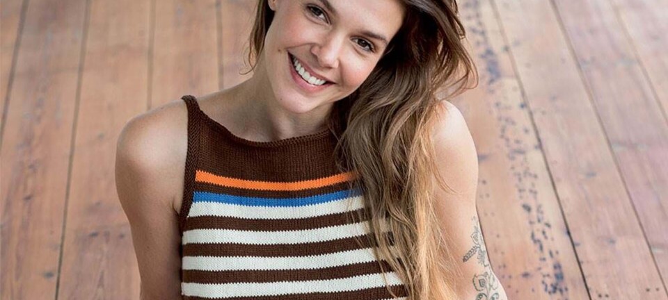 Strik selv: Smart top og nederdel