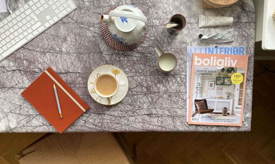 Nicola Kragh Riis hjemmekontor