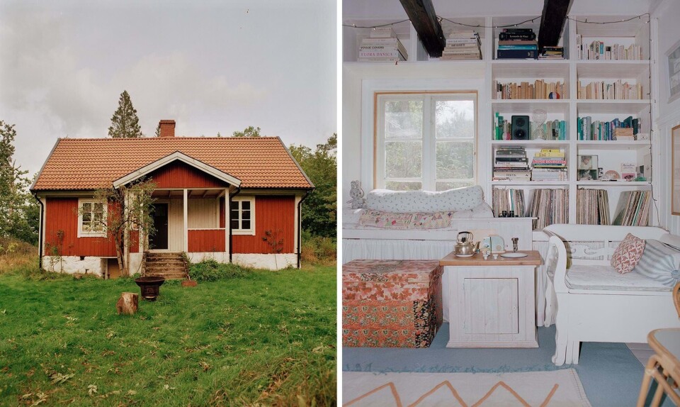 Carl Johan og Esmes røde hus i Sverige