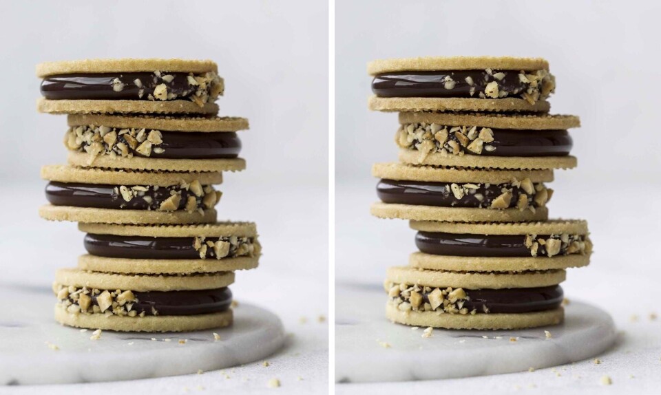 Hjemmelavede chokoladekiks