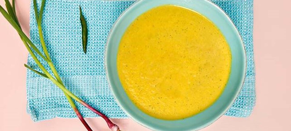 Thaisuppe med kokosmælk og rejer