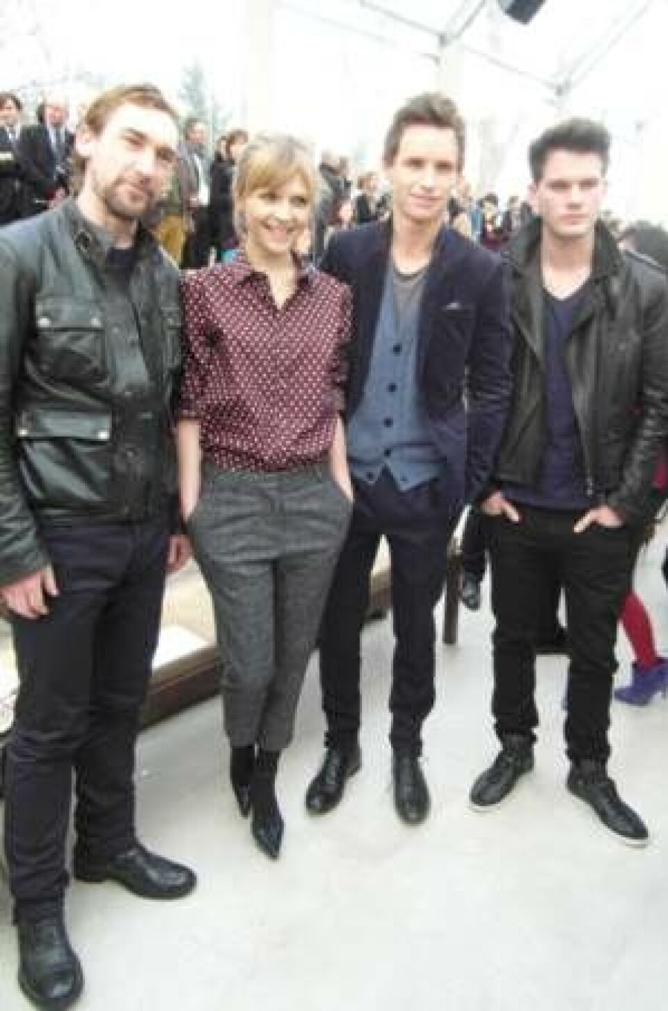 Se front rows, lækre kendisser og smukt tøj hos Burberry