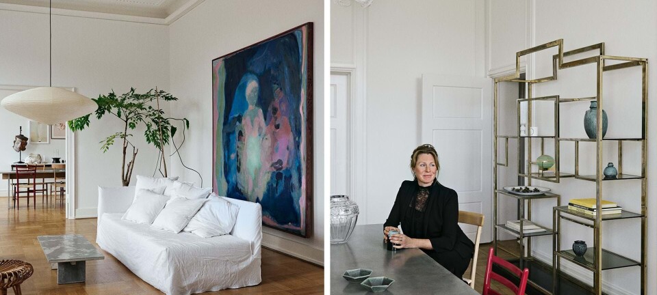 Hos guldsmed Line Hallberg er væggene hvide, og møblerne er fulde af sjæl – og sådan skal det være